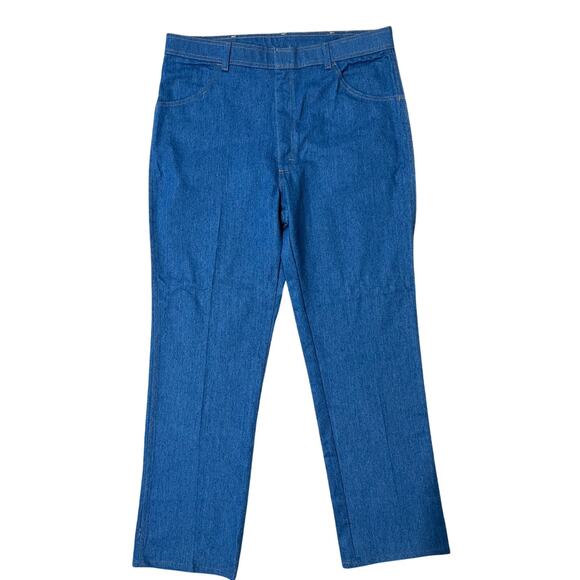NWT Vtg Men's Wrangler Stretch Blue Jeans 90s Western Cowboy Rodeo Rugged 40x32 - Picture 1 of 7